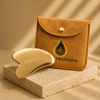 OJASVANA Bronze Gua Sha – Premium Ayurvedic Facial Massage Tool