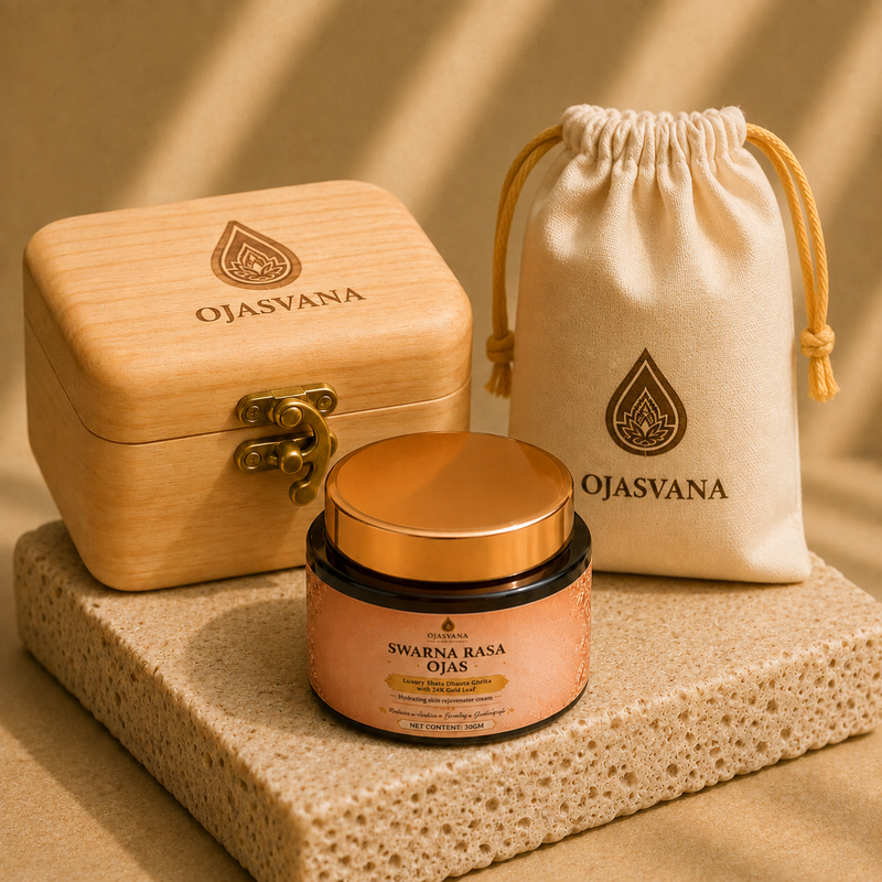 Swarna Rasa Ojas – Shata Dhauta Ghrita Cream | 30g